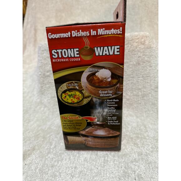 COPY - Stonewave Microwave Cooker Handmade Non-stick Ceramic Stoneware - Picture 2 of 6